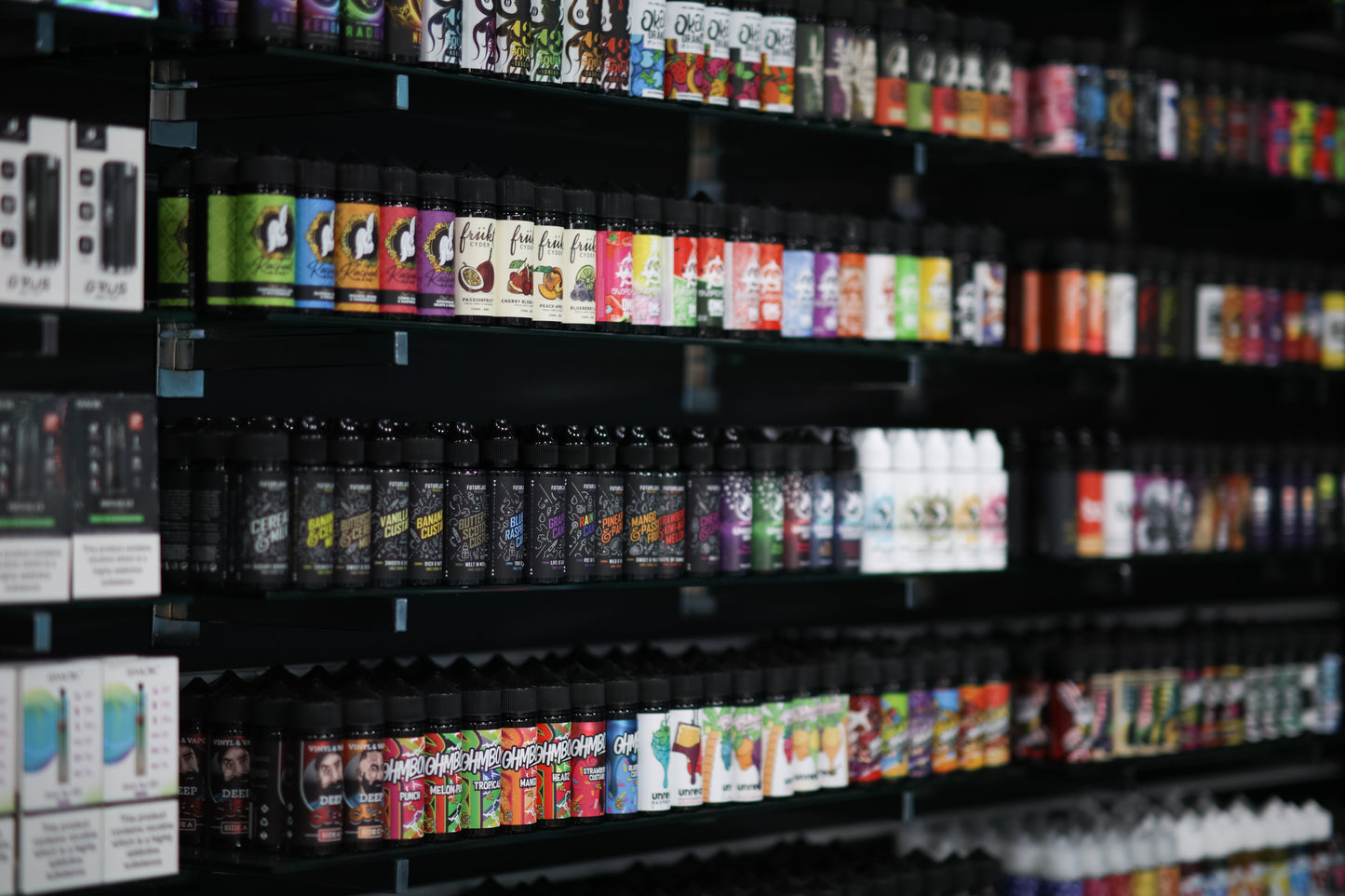 Huge selection of specialist liquids