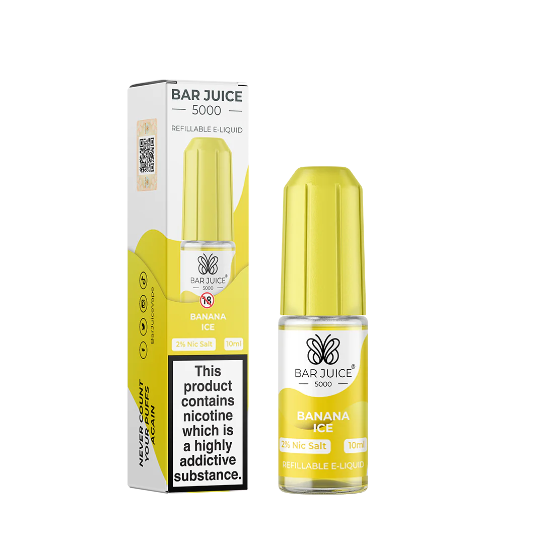 BAR JUICE 5000 - BANANA ICE 10ML SALT