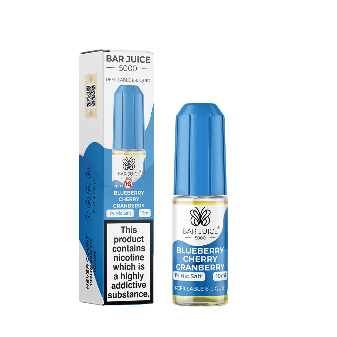 BAR JUICE 5000 - BLUEBERRY CHERRY CRANBERRY 10ML SALT