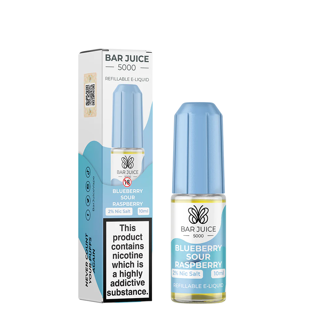 BAR JUICE 5000 - BLUEBERRY SOUR RASPBERRY 10ML SALT