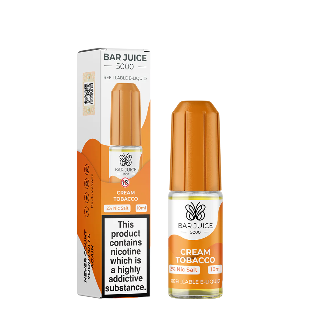 BAR JUICE 5000 - CREAM TOBACCO 10ML SALT