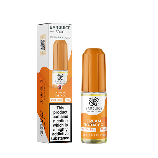 BAR JUICE 5000 - CREAM TOBACCO 10ML SALT