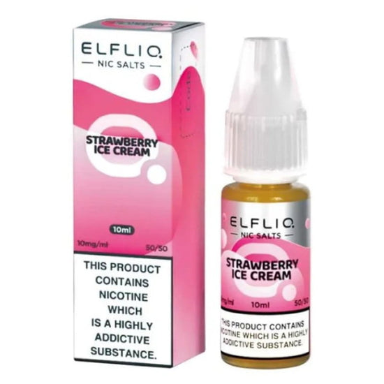 ELFLIQ - STRAWBERRY ICE CREAM 20MG NIC SALT