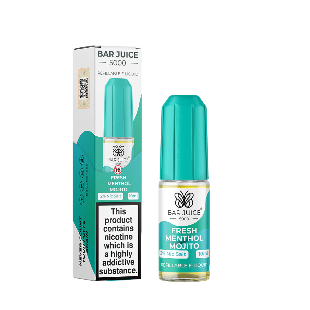 BAR JUICE 5000 - MENTHOL MOJITO 10ML SALT