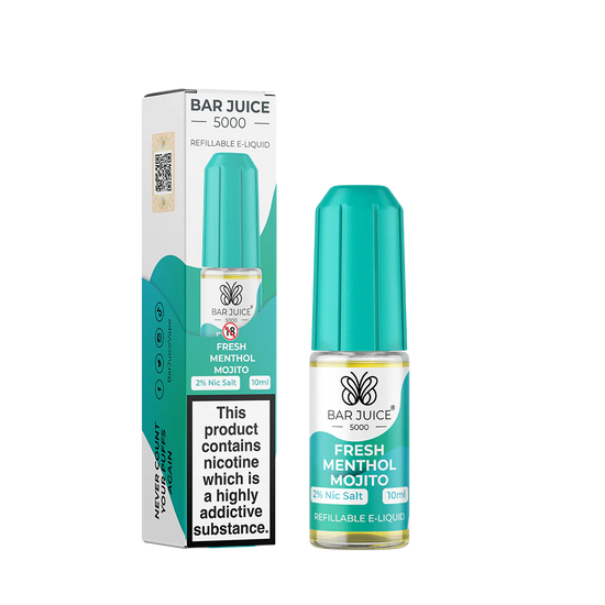 BAR JUICE 5000 - MENTHOL MOJITO 10ML SALT