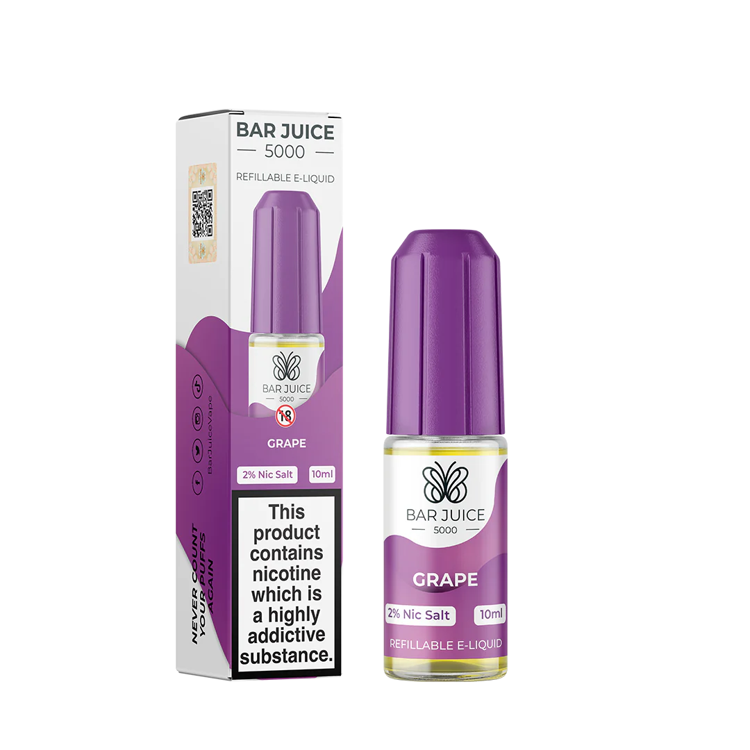 BAR JUICE 5000 - GRAPE 10ML SALT