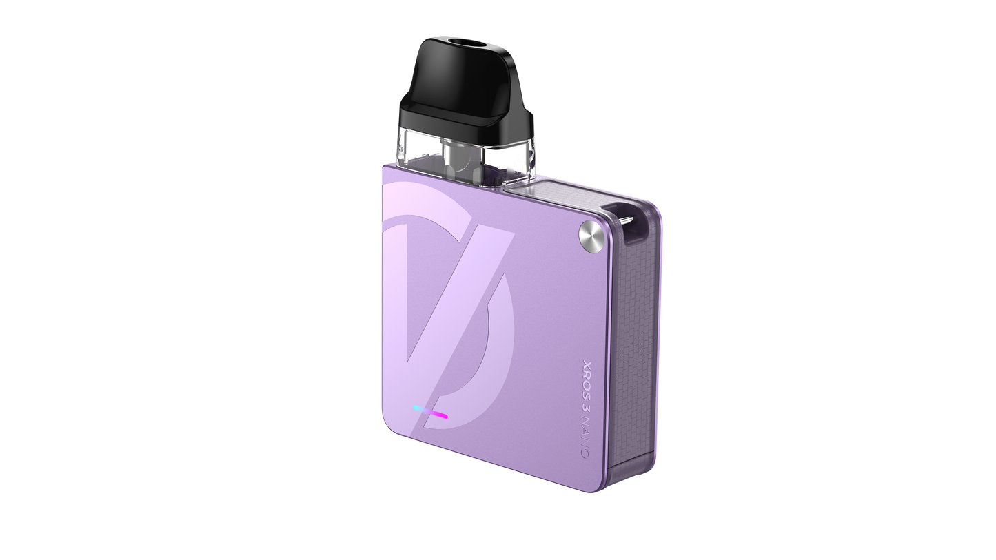 XROS 3 NANO BY VAPORESSO - LILAC PURPLE  inc. 2x free 0.6ohm pods