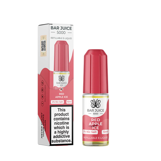 BAR JUICE 5000 - RED APPLE ICE 10ML SALT