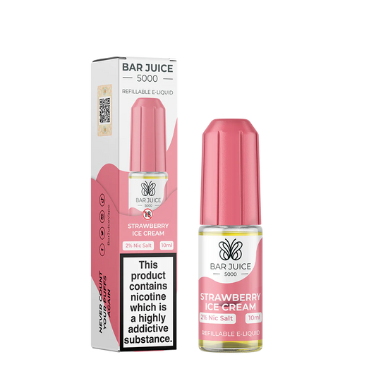 BAR JUICE 5000 - STRAWBERRY ICE CREAM 10ML SALT