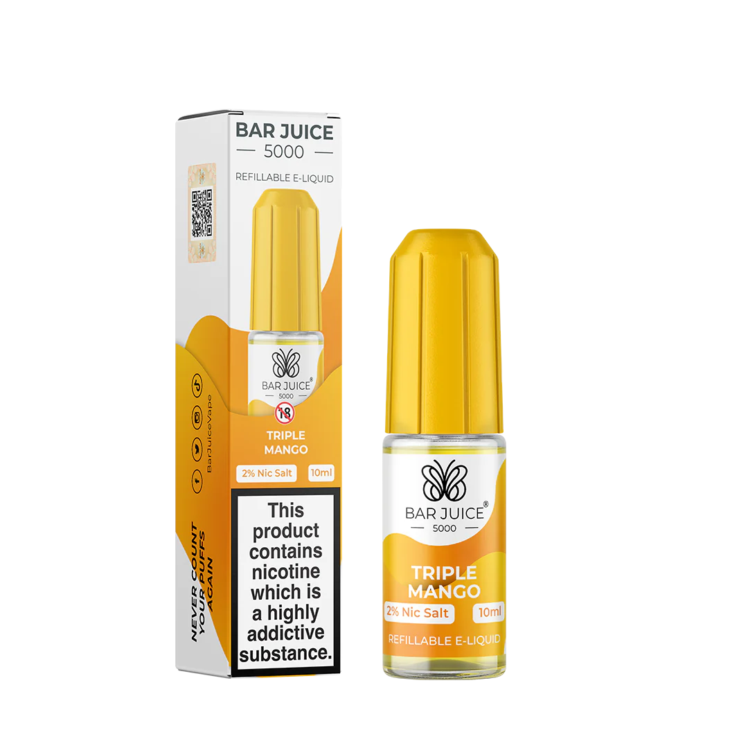 BAR JUICE 5000 - TRIPPLE MANGO 10ML SALT