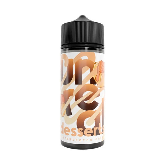 BUTTERSCOTCH CREME SHORTFILL E-LIQUID 100ML BY UNREAL DESSERTS