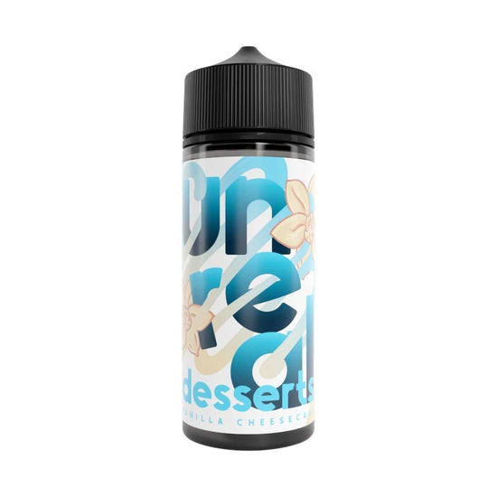 VANILLA CHEESECAKE SHORTFILL E-LIQUID 100ML BY UNREAL DESSERTS