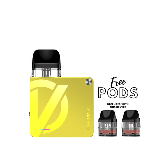 XROS 3 NANO BY VAPORESSO - LEMON YELLOW  inc. 2x free 0.6ohm pods