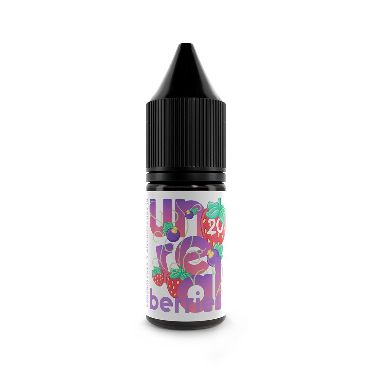 BLACKCURRANT & STRAWBERRY 10ML NIC SALT BY UNREAL BERRIES