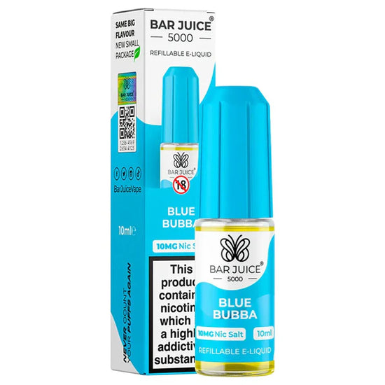 BAR JUICE 5000 - BLUE BUBBA 10ML SALT NEW!