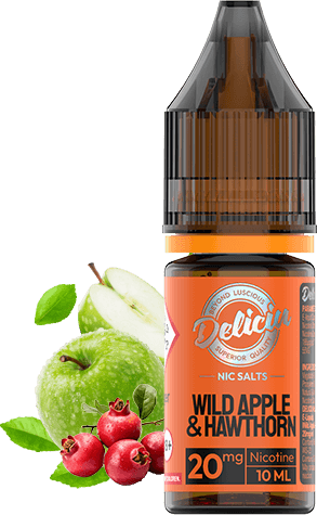 DELICIU 10ML SALT NICOTINE - WILD APPLE & HAWTHORN