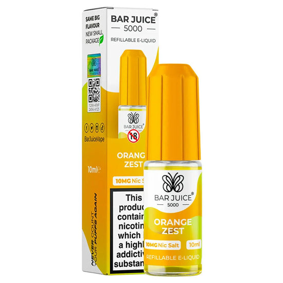 BAR JUICE 5000 - ORANGE ZEST 10ML SALT NEW!