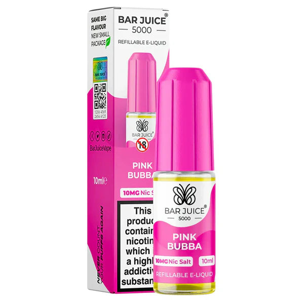 BAR JUICE 5000 - PINK BUBBA 10ML SALT NEW!