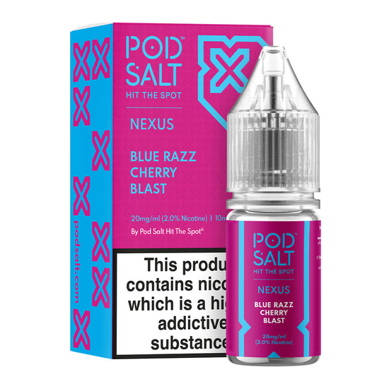 BLUE RAZZ CHERRY BLAST BY POD SALT NEXUS 10ml