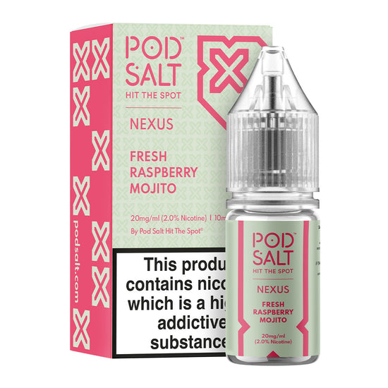 FRESH RASPBERRY MOJITO BY POD SALT NEXUS 10ml