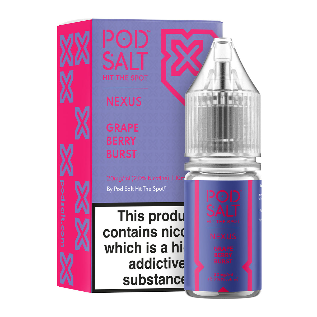 GRAPE BERRY BURST BY POD SALT NEXUS 10ml