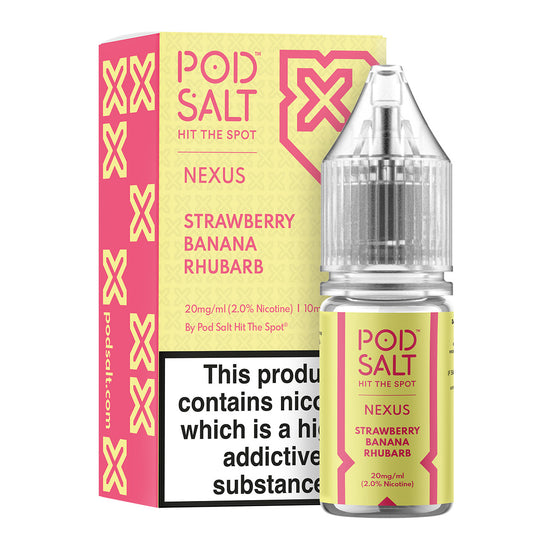 STRAWBERRY BANANA RHUBARB BY POD SALT NEXUS 10ml