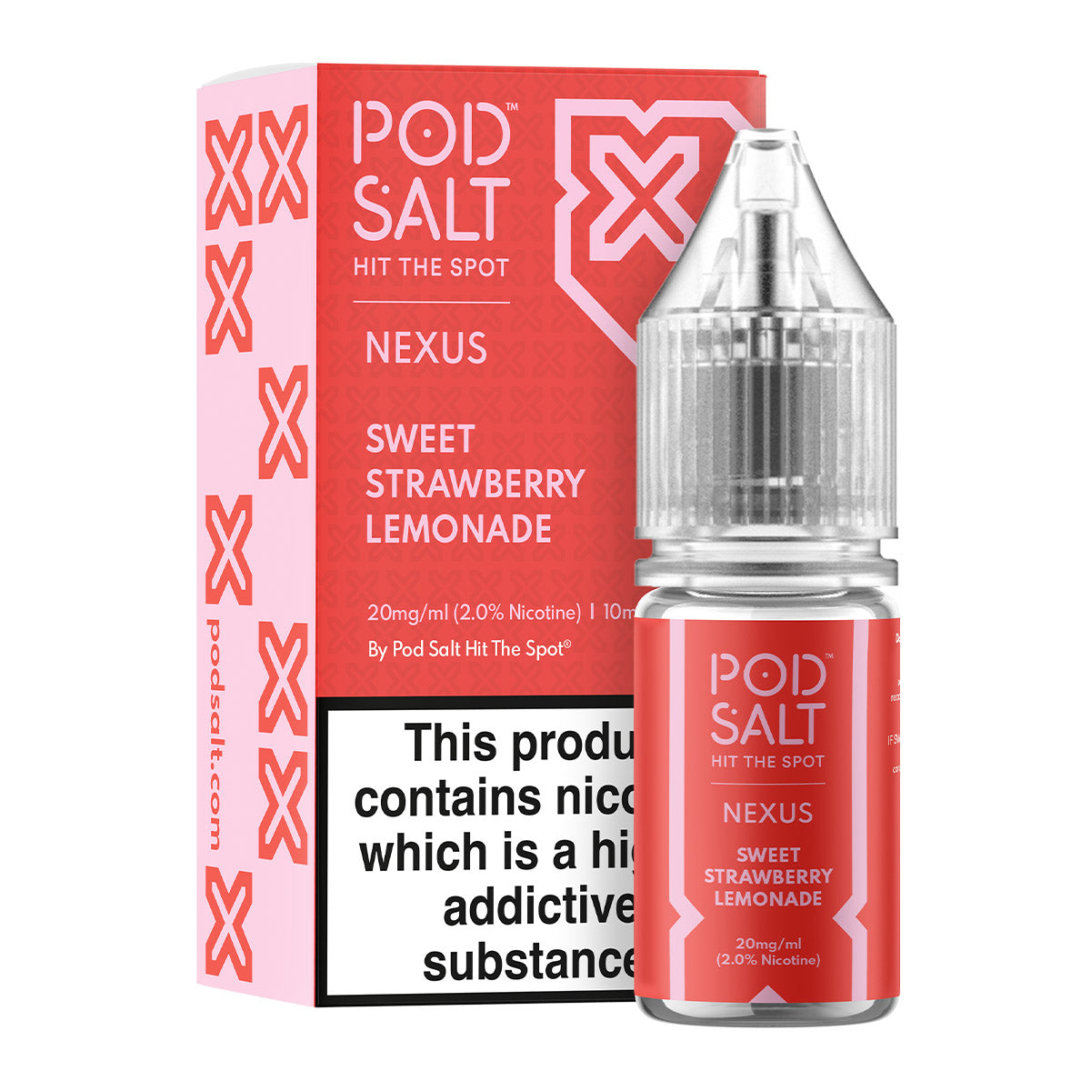 SWEET STRAWBERRY LEMONADE BY POD SALT NEXUS 10ml