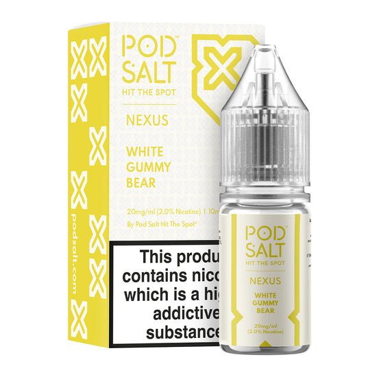 WHITE GUMMY BEAR BY POD SALT NEXUS 10ml