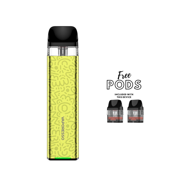 XROS 3 MINI BY VAPORESSO - LEMON YELLOW  inc. 2x free 0.6ohm pods