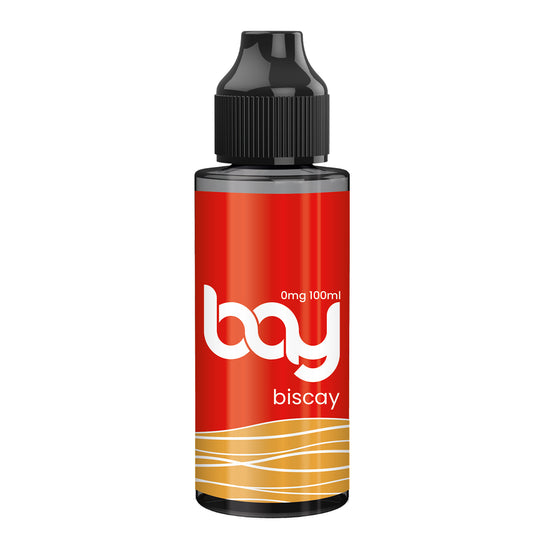 CARAMEL CREAM BISCUIT (BISCAY) SHORTFILL BY BAY 100ML