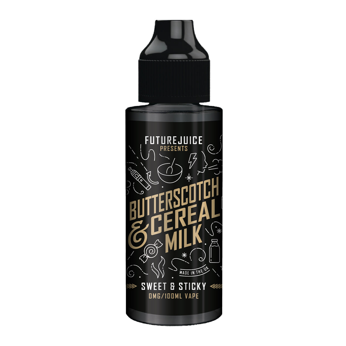 BUTTERSCOTCH & CEREAL MILK SHORTFILL BY FUTURE JUICE