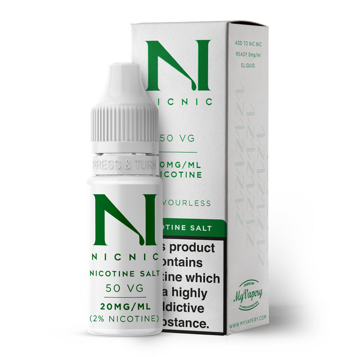 SALT NICOTINE SHOT BY NIC NIC 20MG