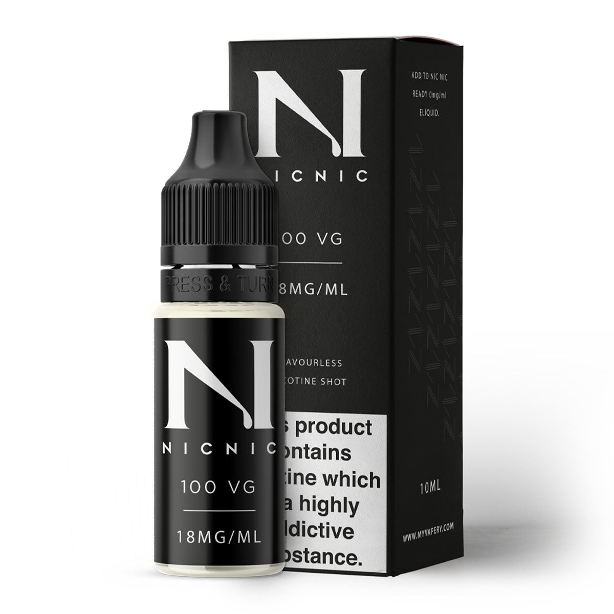 NICOTINE SHOT 18MG BY NIC NIC