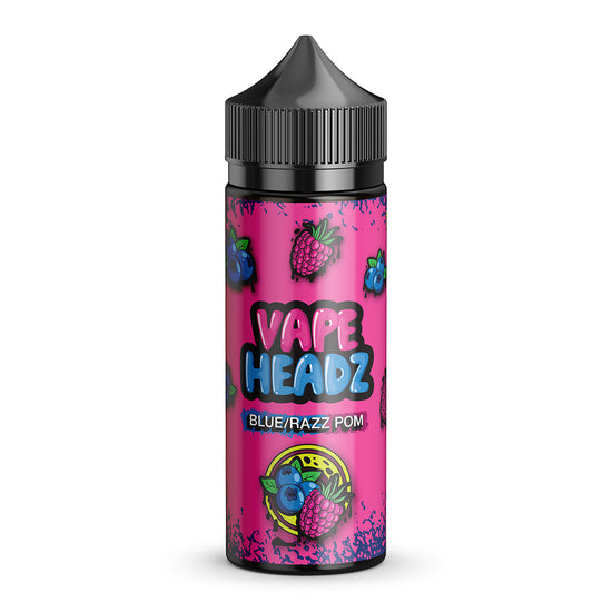 BLUE/RAZZ POM - VAPE HEADZ SHORTFILL BY OHMBOY OC